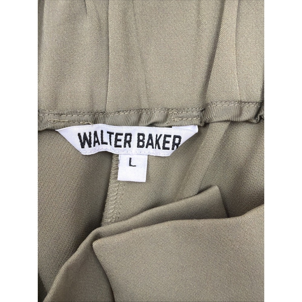 Walter Baker Women's Savannah Short Army L Pleated Preppy Elastic Waist in Back - Picture 8 of 12